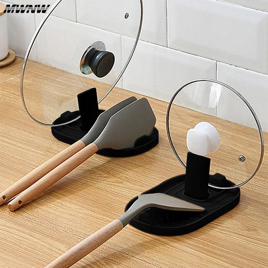 Foldable Nordic-Style Pot Lid & Utensil Holder