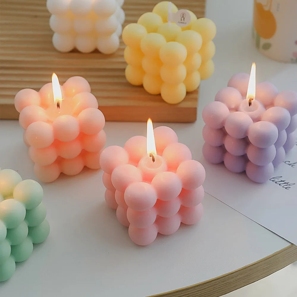 Bubble Cube Scented Candle