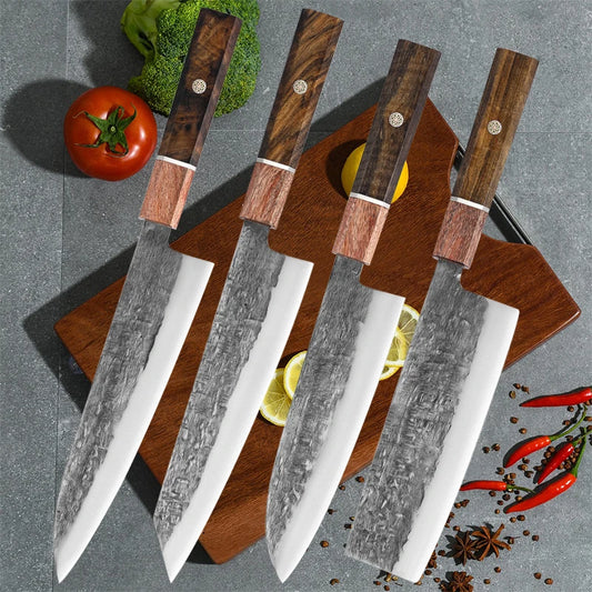 Japanese Stainless Steel Santoku Chef Knife